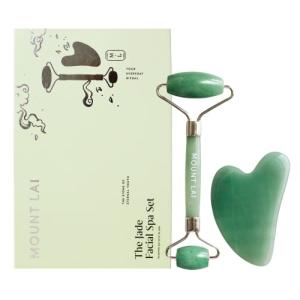 Mount Lai Jade Gua Sha and Facial Roller Set