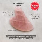 Mount Lai Rose Quartz Gua Sha Set for Glowing Skin