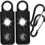 Compact Personal Safety Alarm with SOS Light - 2 Pack