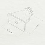 150dB Dual Tone Outdoor Security Siren Speaker