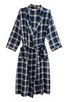 Cozy Women's Cotton Flannel Robe with Pockets