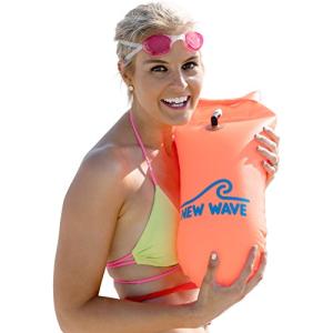Wave Swim Buoy Float and Drybag for Safety