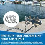 WAVESRX Stainless Steel Anchor Chain, 4 FT