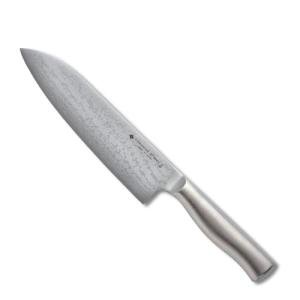 Premium Damascus Chef's Knife, 18cm Carbon Steel
