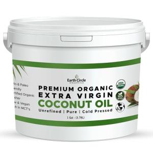 Premium Cold Pressed Extra Virgin Coconut Oil 1 Gallon