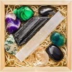 Authentic Protection Crystals & Healing Stones Set