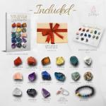 Chakra Healing Crystals Premium Set with Box