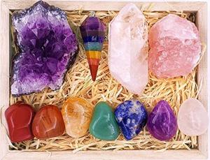 Premium Chakra Crystals and Healing Stones Set