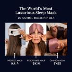 Luxury Silk Sleep Mask for Total Darkness