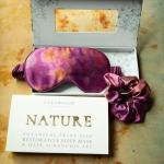 Mulberry Silk Sleep Mask and Scrunchie Set
