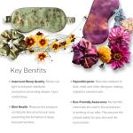 Mulberry Silk Sleep Mask and Scrunchie Set