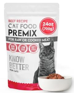 Know Better Raw Cat Food - Vet Approved Beef Supplement