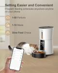 Smart Wi-Fi Cat Feeder - 4L Dry Food Dispenser