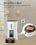 Smart Wi-Fi Cat Feeder - 4L Dry Food Dispenser