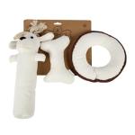 Sustainable Cotton Canvas Dog Toy Set for Chewers