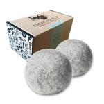 Eco-Friendly Organic Wool Dog Balls - 2-Pack