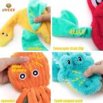 AWOOF 5 Pack Durable Chew Squeaky Dog Toys