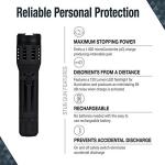 SABRE Rechargeable Stun Gun with LED Flashlight