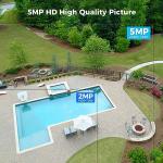 Hiseeu Wireless Security Camera System with LCD Monitor