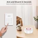 GRSICO WiFi Alarm System 9 Piece Home Security Kit