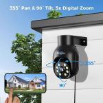 Hiseeu Wireless Security Camera System with LCD Monitor