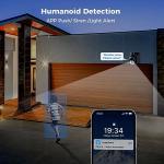 Hiseeu Wireless Security Camera System with LCD Monitor