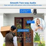 Hiseeu Wireless Security Camera System with LCD Monitor
