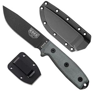 ESEE 4P Survival Knife with Molded Polymer Sheath
