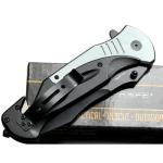 Extra Large Grey Folding Pocket Knife 10.5