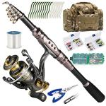 Telescopic Fishing Rod and Reel Combo Set