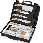 GVDV 15-Piece Hunting Knife Set and Gear