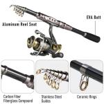 Telescopic Fishing Rod and Reel Combo Set