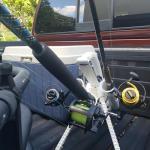 Rod-Runner Express 3 Fishing Rod Rack - White