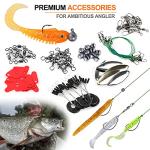 PLUSINNO 212-Piece Fishing Tackle Accessories Kit