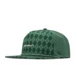 Melin Coronado Links Hydro Green Argyle Snapback Hat