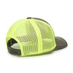 Charcoal Neon Yellow Trucker Cap with Mesh Back