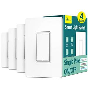 TREATLIFE Alexa-Enabled Smart Light Switch 4 Pack