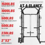 Mikolo Power Rack with Cable Crossover System