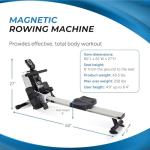 Stamina 1110 Magnetic Rower with Smart App