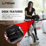 Adjustable Standing Bike Desk with Laptop Tray