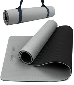 Extra Thick Non-Slip Yoga Mat with Strap