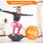 ATIVAFIT Inflatable Balance Trainer with Resistance Bands