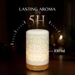 White Ceramic Essential Oil Diffuser with Timers