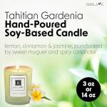 Nabila K Tahitian Gardenia Soy Candle 14 oz