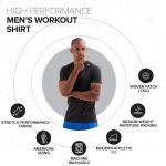 Hyperflex Men's Fitted Workout Shirt - Black Onyx