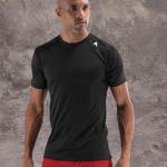Hyperflex Men's Fitted Workout Shirt - Black Onyx