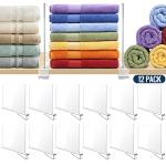 Clear Acrylic Shelf Dividers for Closet Organization
