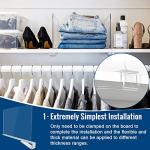 Clear Acrylic Shelf Dividers for Closet Organization