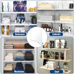 Clear Acrylic Shelf Dividers for Closet Organization