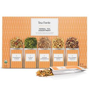 Herbal Tea Assortment Gift Set - 15 Single Steeps